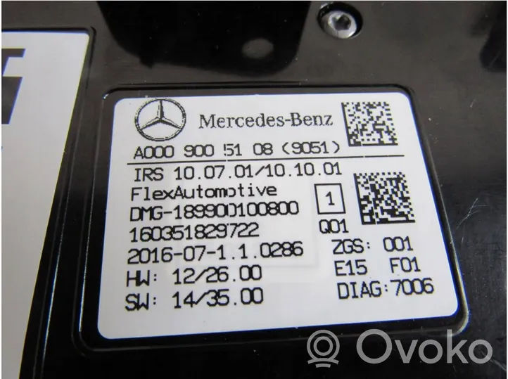 Mercedes-Benz A W176 Autre éclairage intérieur A0009005108