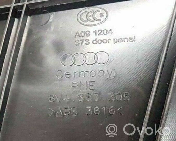 Audi RS3 Apmušimas galinių durų (obšifke) 8V4867305