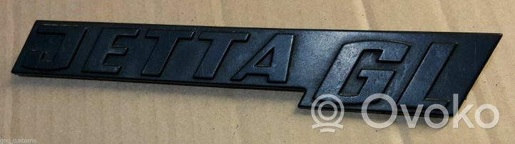 Volkswagen Jetta I Manufacturers badge/model letters 161853687D