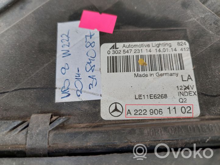 Mercedes-Benz S W222 Priekinis žibintas A2229061102