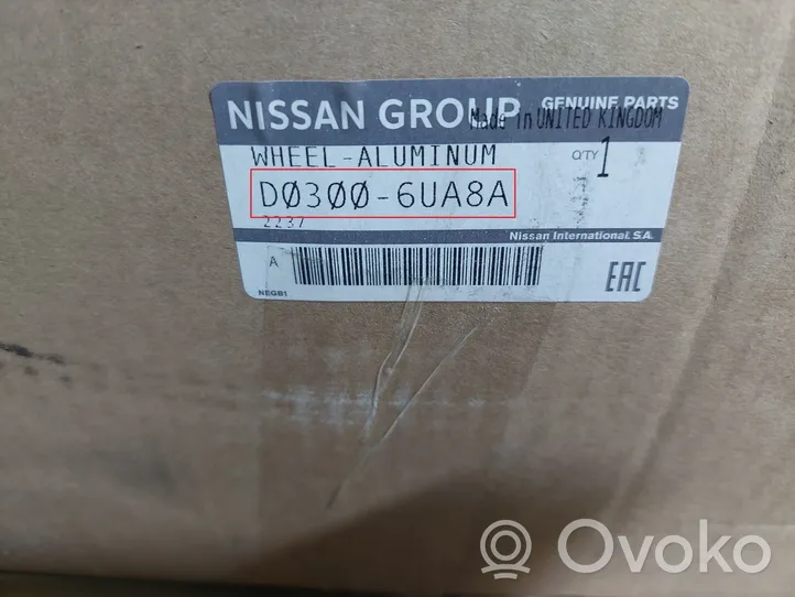 Nissan Qashqai J12 Cerchione in lega R18 D03006UA8A