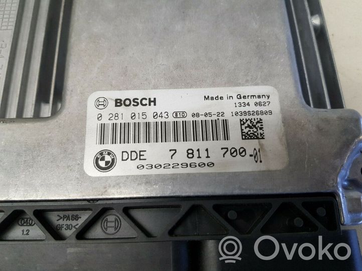 BMW 3 E90 E91 Centralina/modulo motore ECU 0281015043