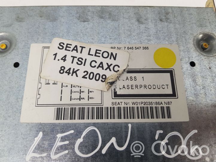 Seat Leon (1P) Panel / Radioodtwarzacz CD/DVD/GPS 1P2035186AN87