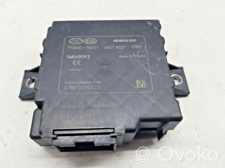 Hyundai i30 Sterownik / Moduł kontroli ciśnienia w oponach 958001H001