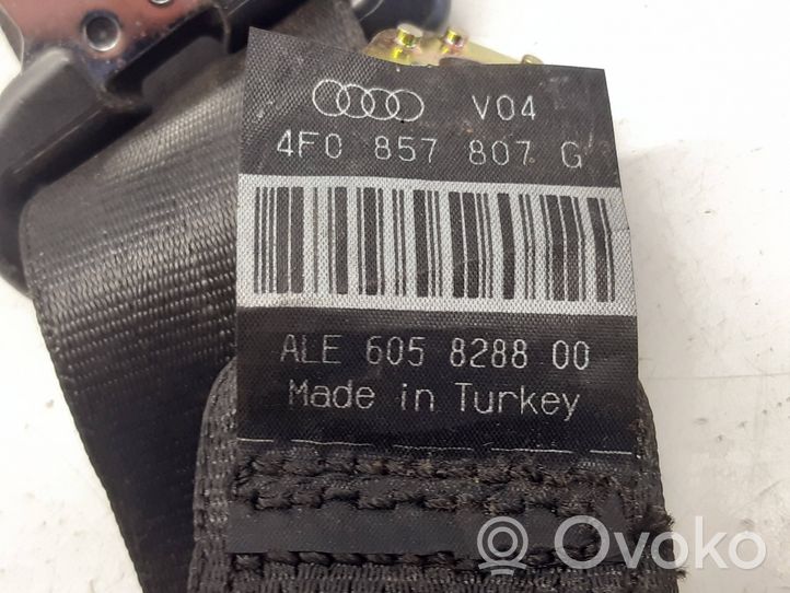 Audi A6 S6 C6 4F Ceinture de sécurité arrière centrale (siège) 4F0857807G