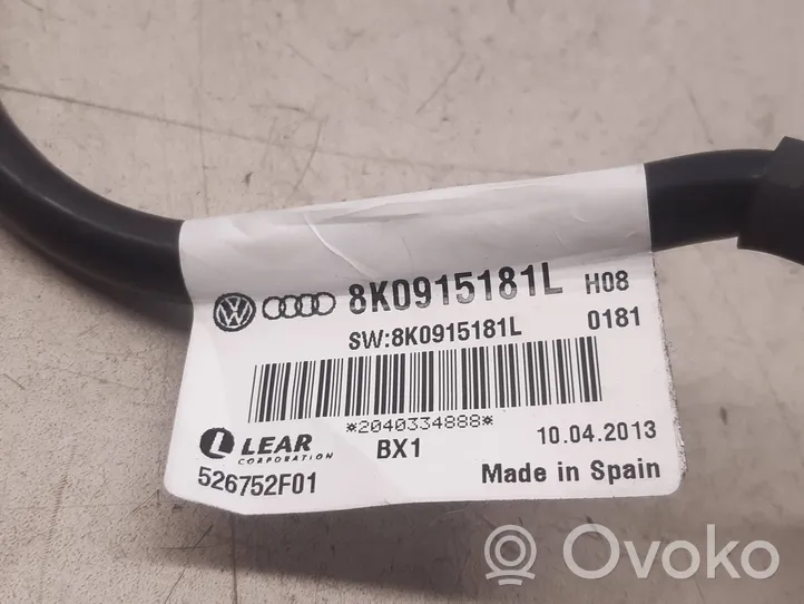 Audi A1 Câble négatif masse batterie 8K0915181L