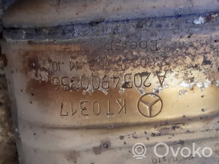 Mercedes-Benz SLK R171 Filtr cząstek stałych Katalizator / FAP / DPF A2034900856