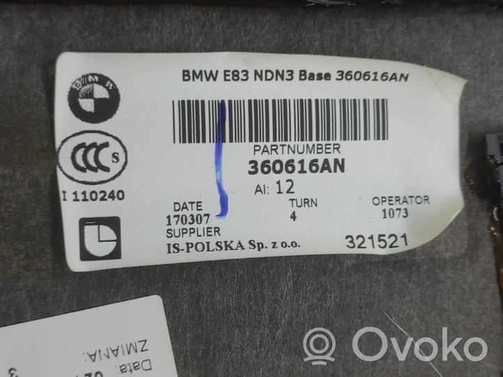 BMW X3 E83 Kattoverhoilu 