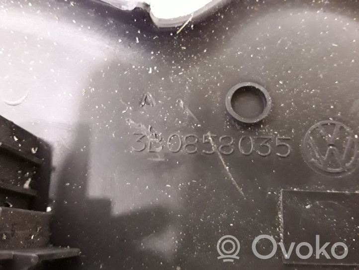 Volkswagen PASSAT B5 Rivestimento estremità laterale del cruscotto 3B0858035