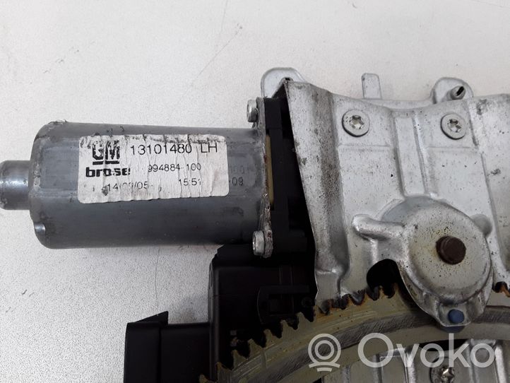 Opel Astra H Front door window regulator with motor 13101480LH