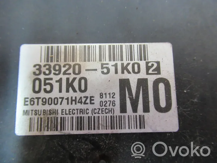 Opel Agila B Sterownik / Moduł ECU 3392051K02