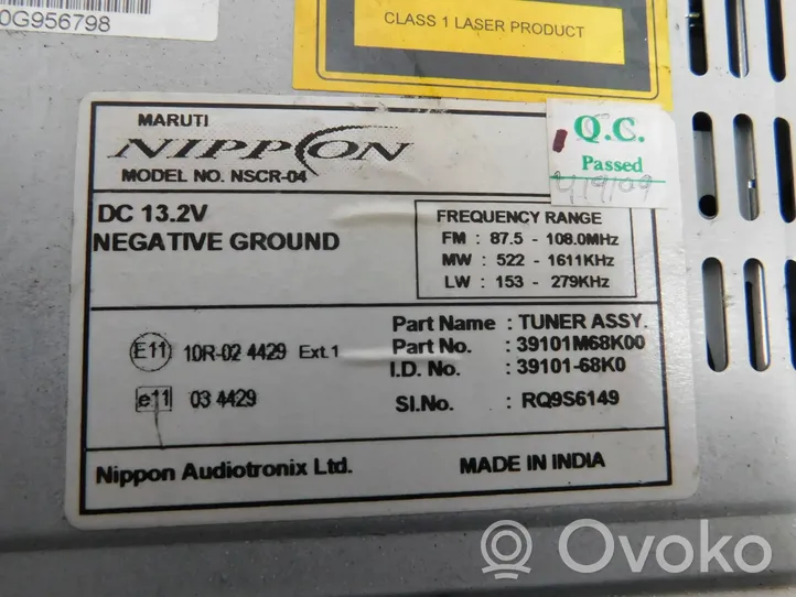 Nissan Pixo Unité principale radio / CD / DVD / GPS 3910168K0