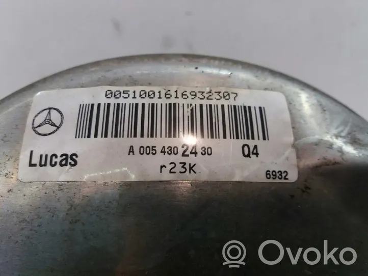Mercedes-Benz S W220 Jarrutehostin 0054302530