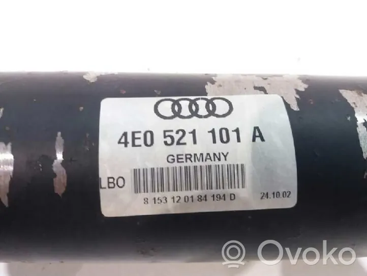Audi A8 S8 D5 Środkowy wał napędowy 4E0521101K