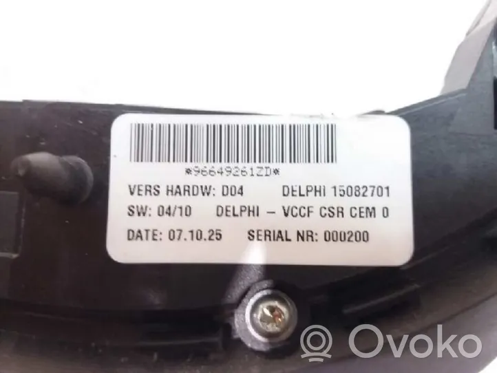 Citroen C5 Muut kytkimet/nupit/vaihtimet 96649261ZD