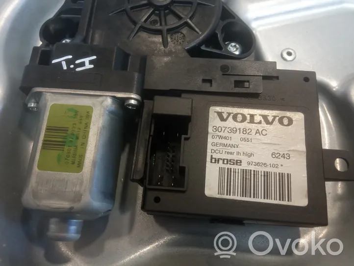 Volvo V50 Elektryczny podnośnik szyby drzwi tylnych 30739182AC