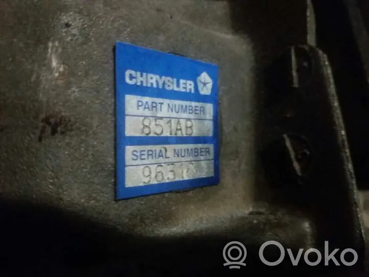 Chrysler Voyager Manual 5 speed gearbox 851AB