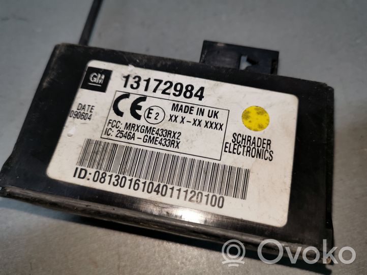 Opel Vectra C Module de pression des pneus 13172984