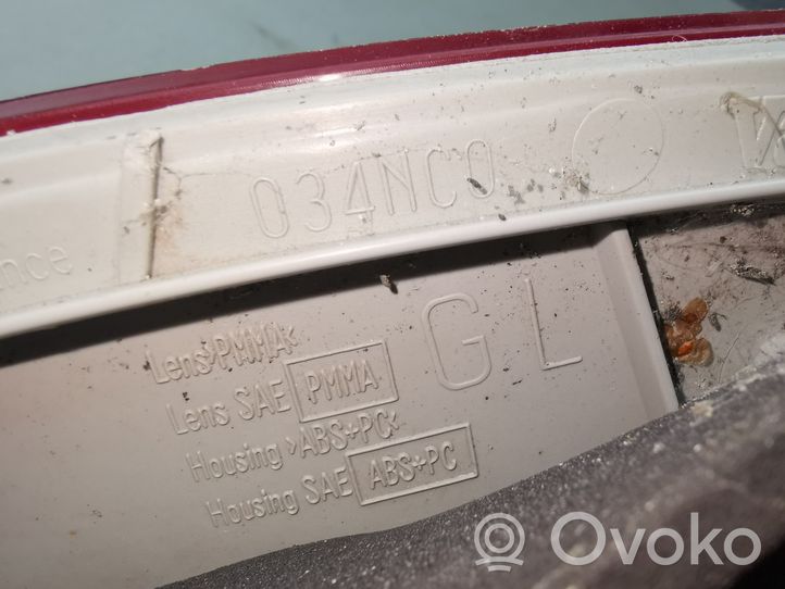 Toyota Avensis T220 Tailgate rear/tail lights 034NC0