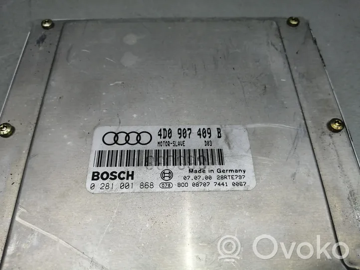 Audi A8 S8 D2 4D Calculateur moteur ECU 4D0907409B