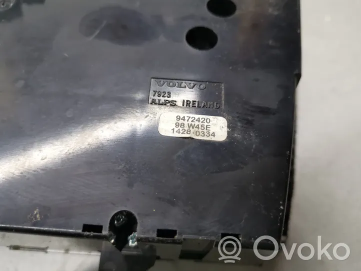 Volvo S80 Panel klimatyzacji 9472420