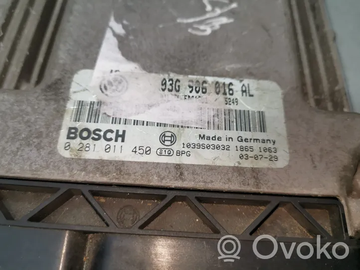 Volkswagen Touran I Sterownik / Moduł ECU 0281011450