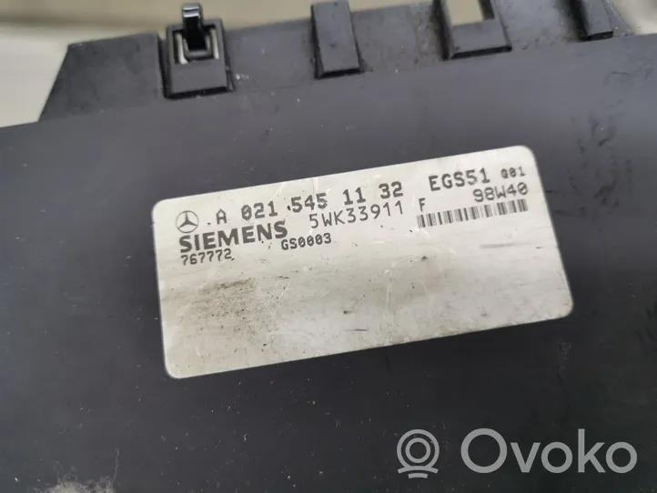 Mercedes-Benz E W210 Module de contrôle de boîte de vitesses ECU A0215451132