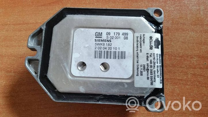 Opel Vectra C Unité de commande, module ECU de moteur 09179499