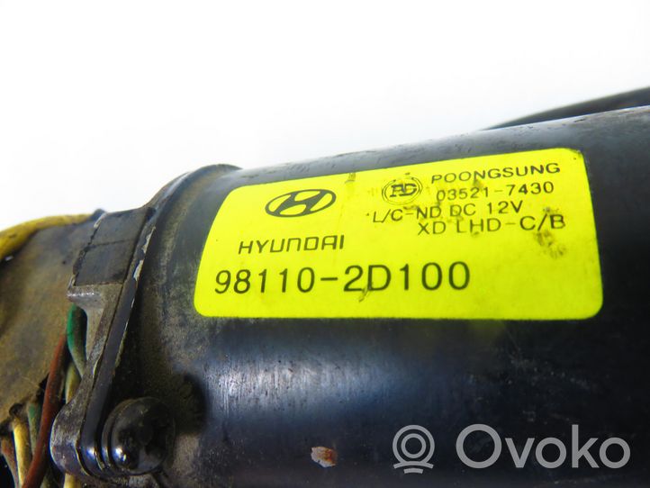 Hyundai Elantra Mechanizm wycieraczek szyby przedniej / czołowej 