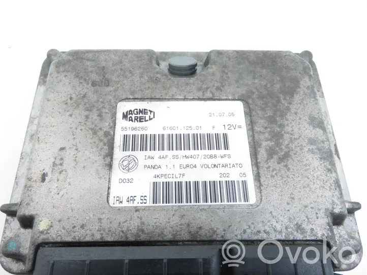 Fiat Panda II Calculateur moteur ECU 55196260