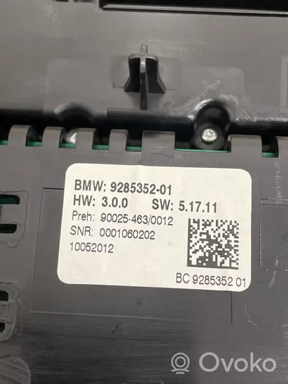 BMW 6 F12 F13 Ilmastoinnin ohjainlaite 928535201