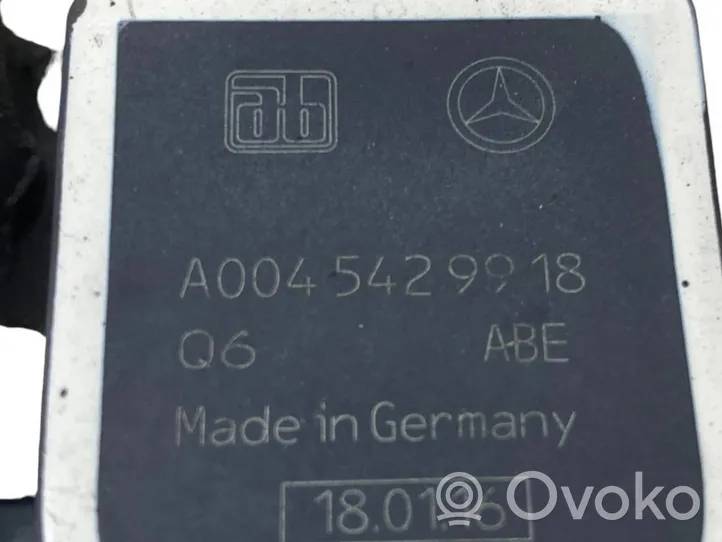 Mercedes-Benz A W176 Czujnik poziomowania świateł osi tylnej A0045429918