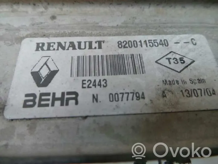 Renault Scenic RX Радиатор интеркулера 