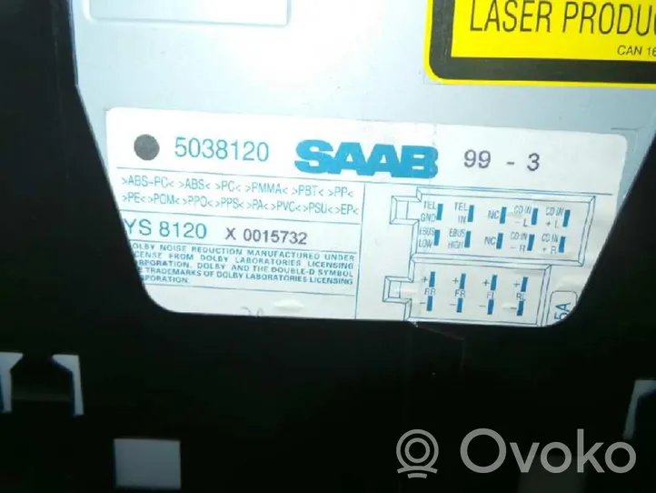 Saab 9-5 Hi-Fi-äänentoistojärjestelmä 