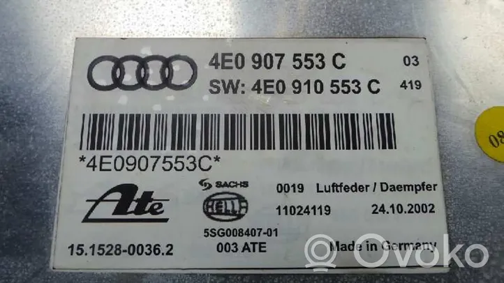 Audi A8 S8 D3 4E Centralina/modulo sospensioni 