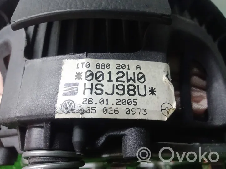 Volkswagen Touran I Poduszka powietrzna Airbag kierownicy 1T0880201A