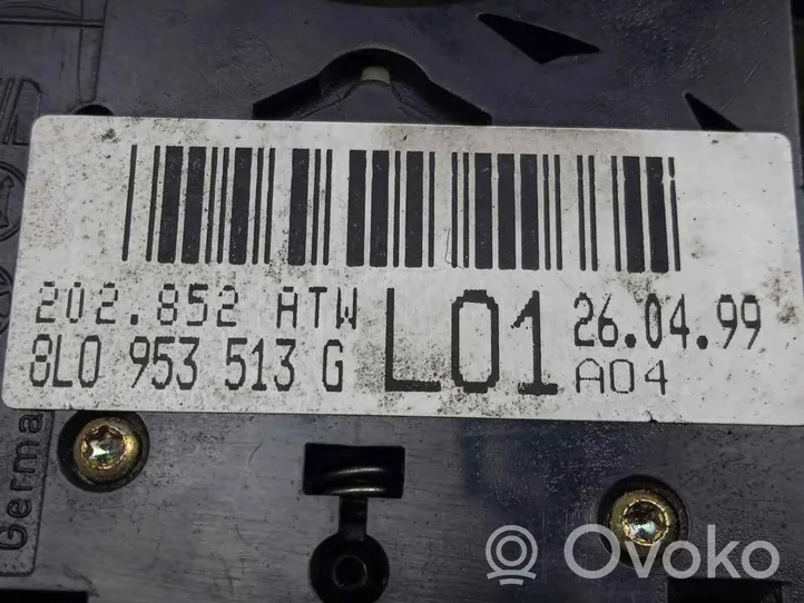 Skoda Octavia Mk1 (1U) Mittariston valaistuksen säätökytkin 8L0953513G