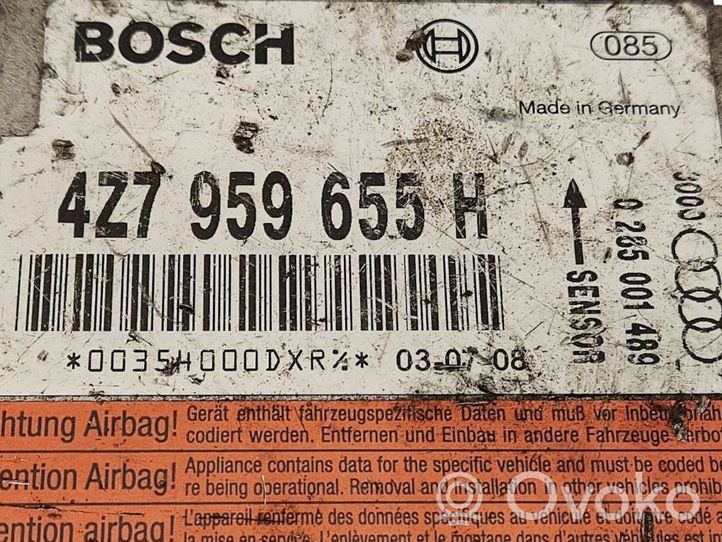 Audi A6 Allroad C5 Sterownik / Moduł Airbag 4Z7959655H