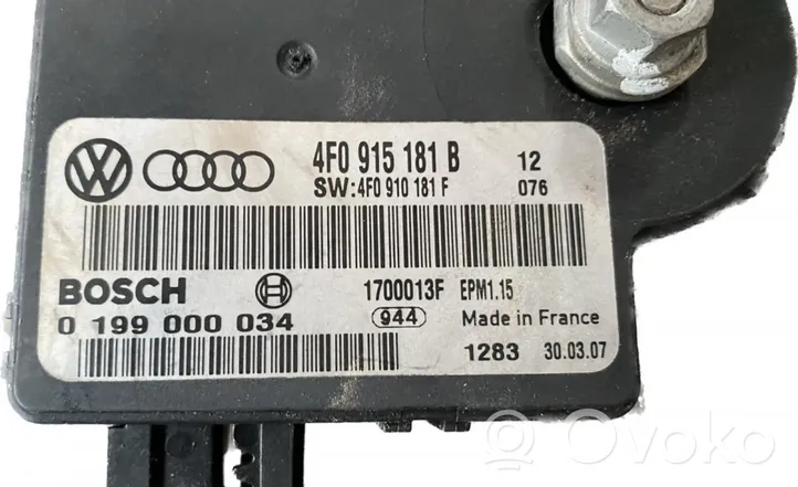 Audi A6 S6 C6 4F Akumuliatoriaus valdymo blokas 