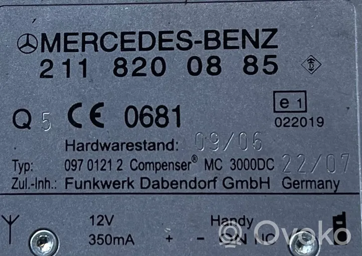 Mercedes-Benz S W221 Amplificatore antenna 