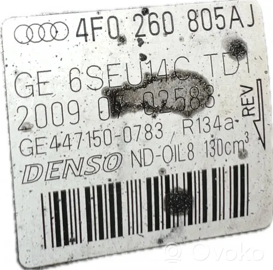 Audi A6 S6 C6 4F Compressore aria condizionata (A/C) (pompa) 