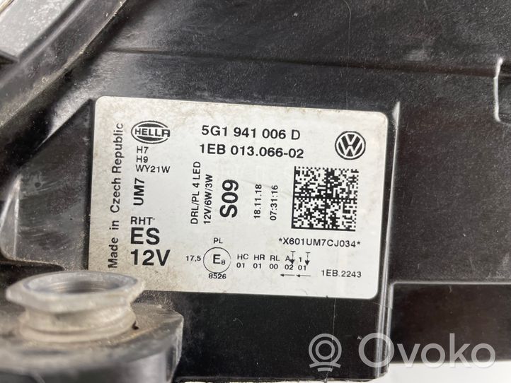 Volkswagen Golf VII Etu-/Ajovalo 5G1941006D