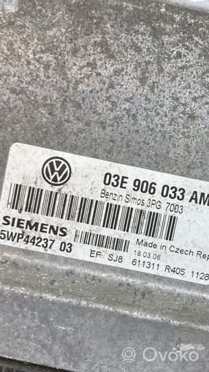 Skoda Fabia Mk1 (6Y) Komputer / Sterownik ECU i komplet kluczy 03E906033AM