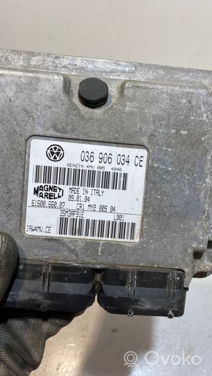 Skoda Fabia Mk1 (6Y) Sterownik / Moduł ECU 036906034CE