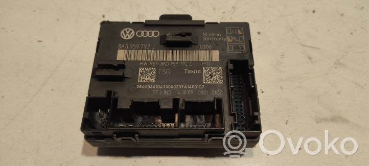Audi A5 8T 8F Oven ohjainlaite/moduuli 8K0959792E