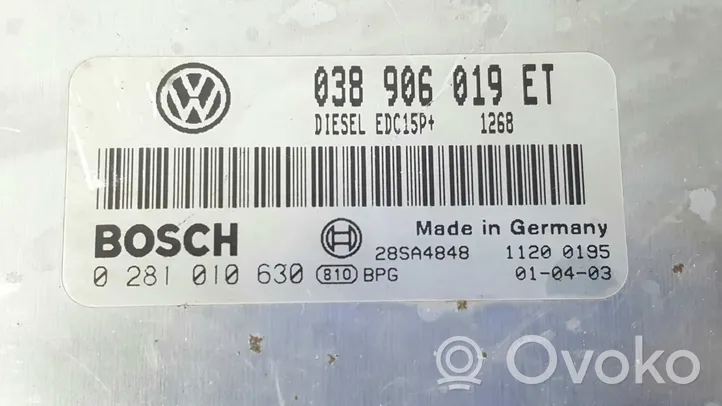 Seat Alhambra (Mk1) Centralina/modulo motore ECU 0281010630