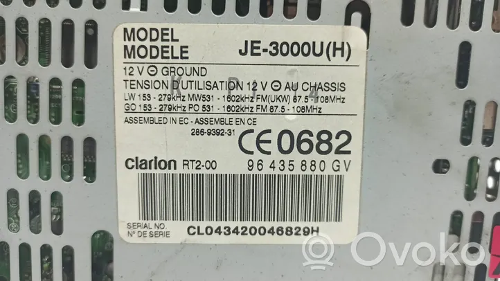 Peugeot 607 Moduł / Sterownik GPS JE3000U