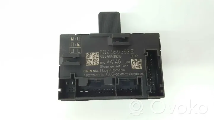 Skoda Octavia Mk3 (5E) Comfort/convenience module 5Q4959393B