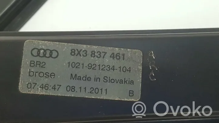 Audi A1 Priekinio el. Lango pakėlimo mechanizmo komplektas 8X3837461A