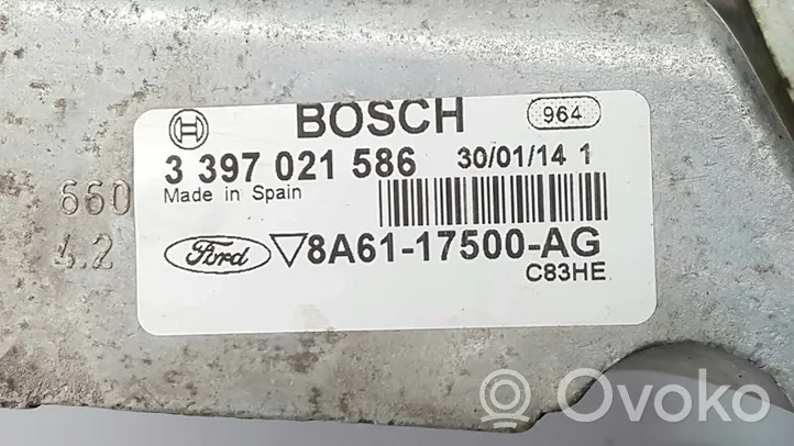 Ford Fiesta Mechanizm i silniczek wycieraczek szyby przedniej / czołowej 8A61-17B571-AB
